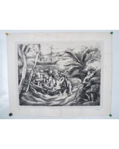 Lithographie Charles Clément