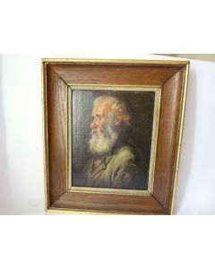 Tableau Peinture à l'huile Portrait Vieil homme
