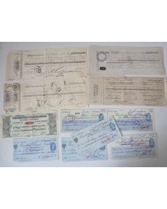 Billets d'escompte + papiers banques (11)
