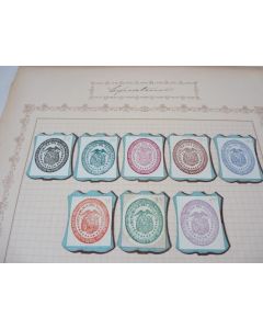 Lot de timbres taxe, cachet et documents d'Amérique Du Sud