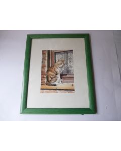 Lithographie Chat C. Graniou