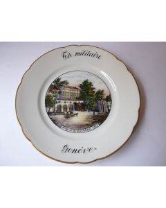 Assiette tir militaire  Forge de la corratrie  Genève 1932