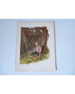Chromolithographie enfant Marie Ellen Seymour LUCAS