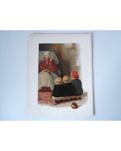 Chromolithographie enfant Marie Ellen Seymour LUCAS