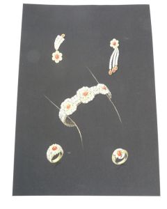 Ancien dessin original bijoux 