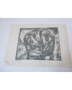Lithographie originale Tröstung Georg EHRLICH