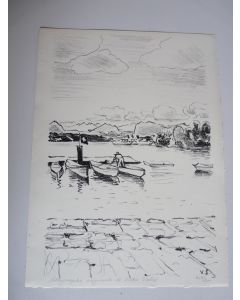 Lithographie originale Victor Surbek