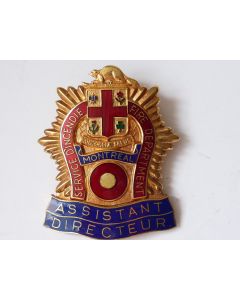 Insigne pompiers Montréal Canada