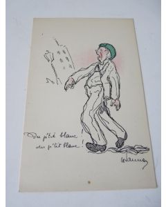 CPA illustrée Suisse  Du p'tit blanc! du p'tit blanc! 