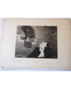 Gravure originale Reine 