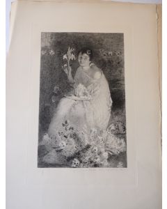 Gravure originale H. LEFORT H. Martin Mensonge