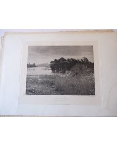 Gravure originale Le Froid Octobre Millais