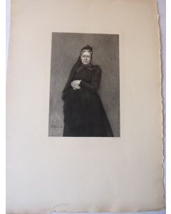 Gravure originale J. Lefebvre Ad. Didier