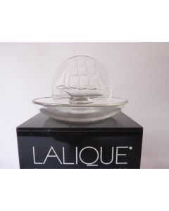 LALIQUE Baguier cristal Bateau Trois Mats