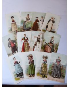 Cartes postales Costumes Suisse