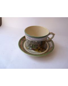 Tasse à chocolat faïence Adams Angleterre