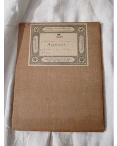 Ancien Carte  Auxerre Ouest 