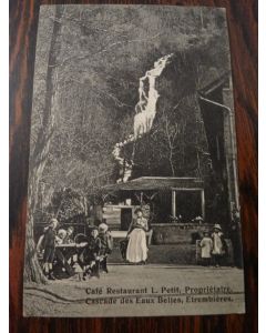 CPA Café Restaurant, Cascade des Eaux Belles, Etrembières