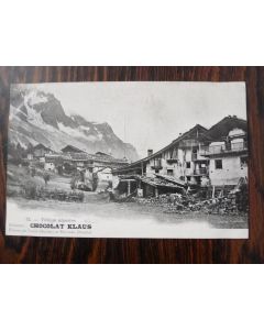 CPA Chocolat Klaus  Village alpestre 