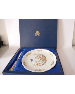 Plat a gâteaux  porcelaine  Aynsley  England