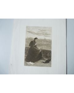 Gravure Femme Peintre 