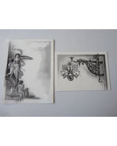 Dessin sur papier plâtré  Édouard JEANMAIRE (1847-1916) Genève