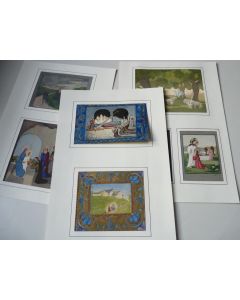 Cinq aquarelles de Noël  