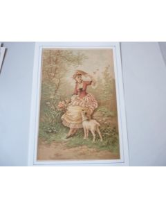 Chromolithographie tableau Berger J M