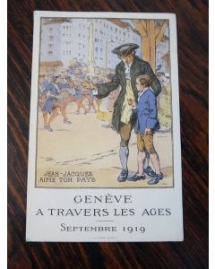 CPA Genève a travers les ages 1919