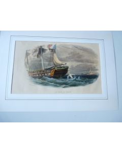 Gravure La Pêche du Requin Édouard Traviés