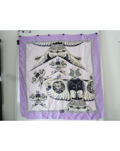 Foulard soie montres PATEK PHILIPPE par Ermenegildo Zegna motif Chinois