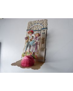 Image chromo a système XIXe siècle 
