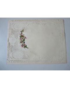 Couverture de correspondance gaufré XIXe siècle