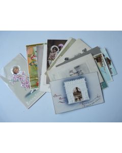18 Cartes postales anciennes BONNE ANNÉE