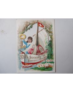 Chromo ajouré chocolat SUCHARD 