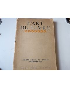 Livre L'art du Livre Numéro spécial Studio printemps 1914