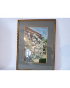 Tableau Peinture à l'huile Glycines