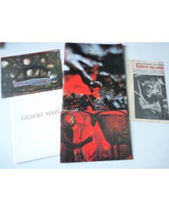 Catalogues Peintures Gilbert Mazliah dédicacés