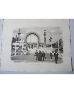 Gravure Exposition Universelle Paris 1900 Palais De L'Horticulture 