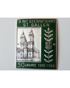 Insigne moto rallye St. Gallen 1916-1966