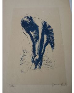 Gravure sur bois Yvonne Heilbronner 1926