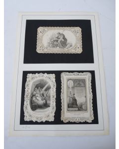 Trois anciennes images religieuses