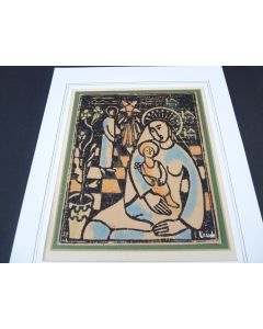 Bois Gravé original dessin de Noël C.Claude
