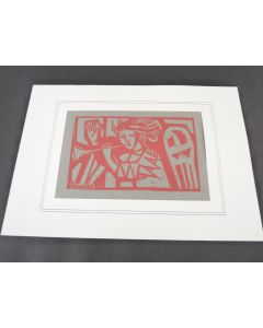 Bois Gravé original dessin de Noël C.Claude