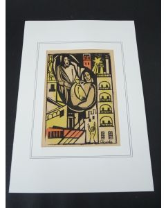 Bois Gravé original dessin de Noël C.Claude