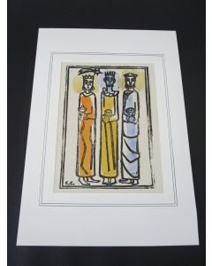 Bois Gravés original dessin de Noël C.Claude