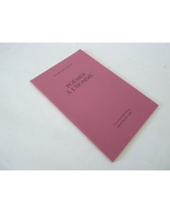 Livre Poèmes à L'Homme signé Mousse Boulanger 1988