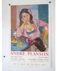 Affiche originale Andre PLANSON 1965 Mourlot