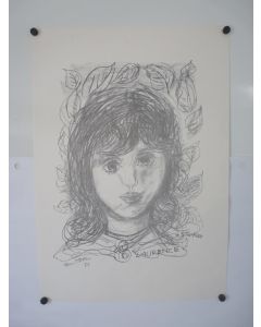 Lithographie originale Laurence Hans Stocker 1972