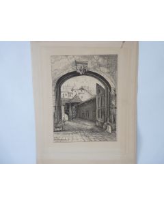 Gravure  Annecy  A Gruffaz 1931